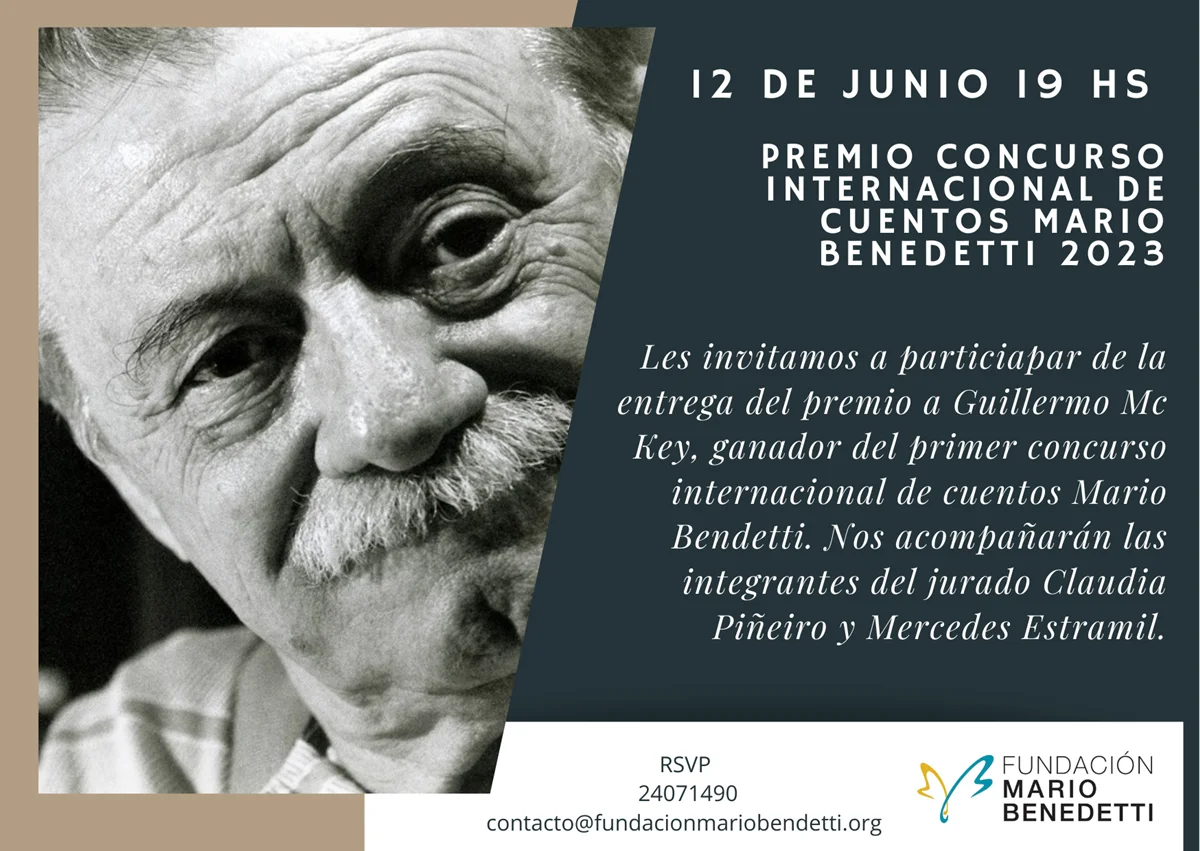 Premio 1er Concurso internacional de cuentos Mario Benedetti