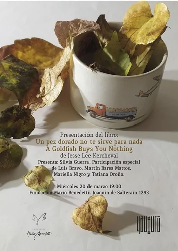 Flyer de Presentación del libro de Jesse Lee Kercheval