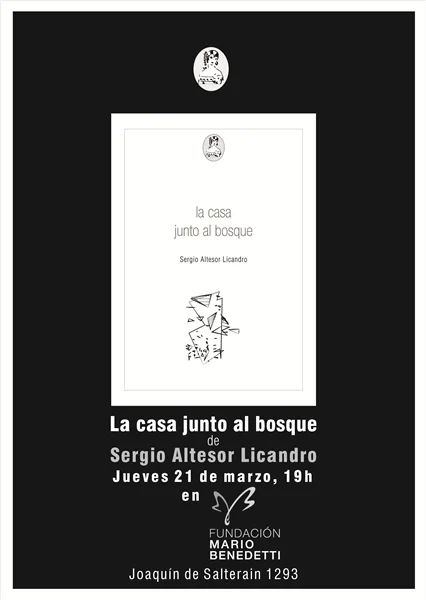 Flyer de Presentación de «La casa junto al bosque»